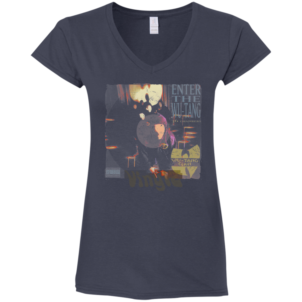 Wu-Tang Clan - Enter The Wu Tang - Ep Cover - Vinyl 10 Tee&Tank Lady Pimamour