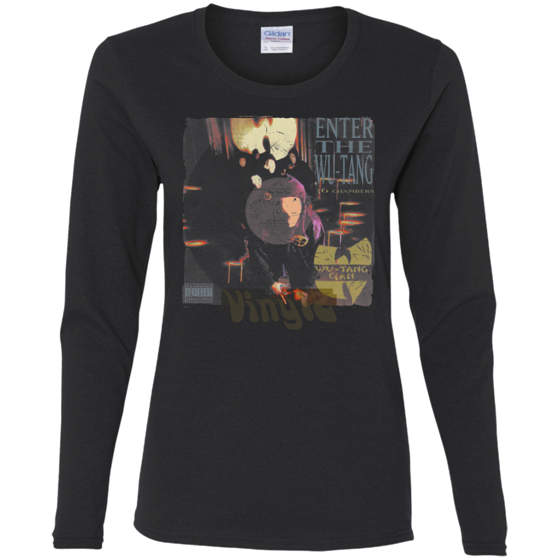 Wu-Tang Clan - Enter The Wu Tang - Ep Cover - Vinyl 10 Tee&Tank Lady Pimamour