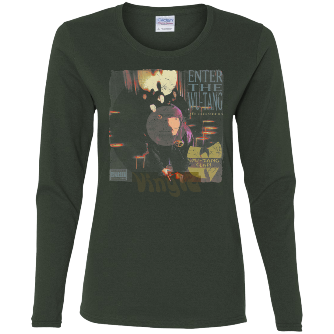 Wu-Tang Clan - Enter The Wu Tang - Ep Cover - Vinyl 10 Tee&Tank Lady Pimamour